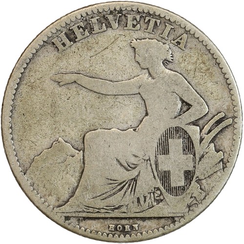 Francs suisse argent - -,