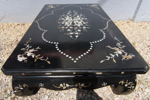 Table basse chinoise laque - chinoise, &