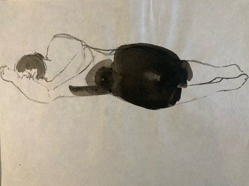 Beau dessin crayon aquarelle - dessin,