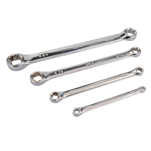 Jeu clés torx femelle - 4,