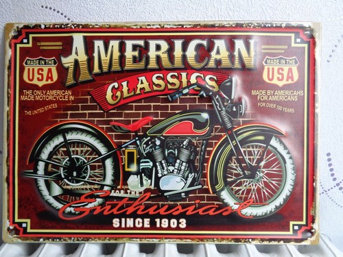 Tole metal moto - moto, american