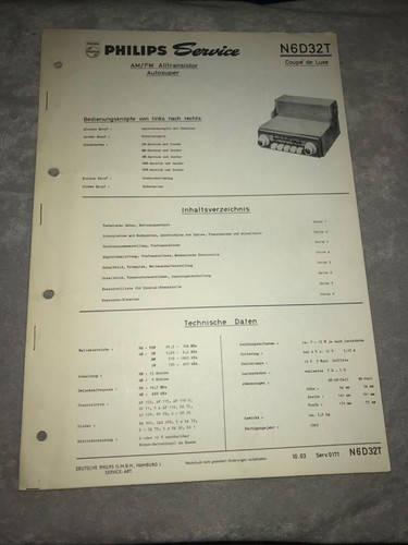 Philips car radio - radio, wiring