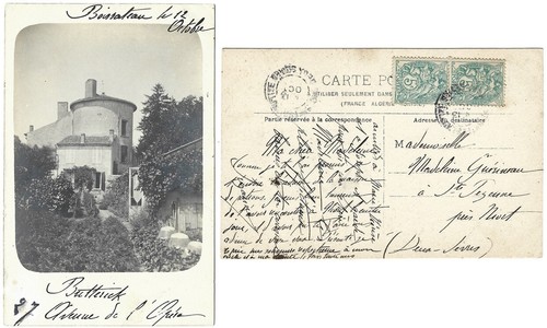 Cpa château bois rattaud - cpa,