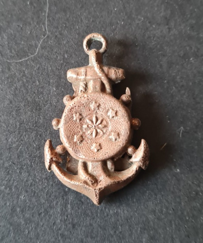 Ancienne médaille ancre - ancre, de