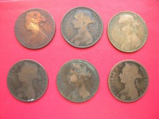 ANGLETERRE  LOT DE 6 MONNAIES