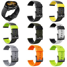 Bracelet de montre en silicone 24 mm pour montre connectée GPS Suunto 7/9/9 B...