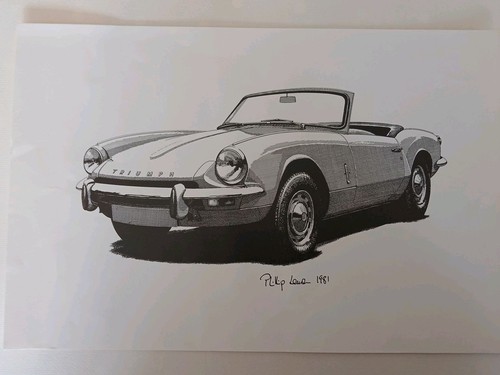 Triumph spitfire mk3 - spitfire, print