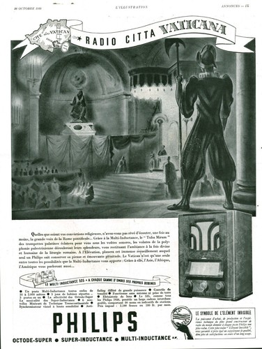 Publicité ancienne radio