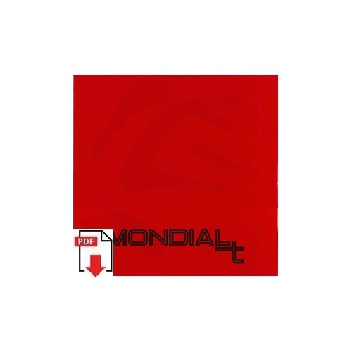 Brochure 1989 ferrari mondial - brochure,