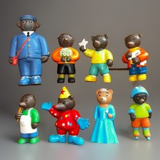 8 FIGURINES Vintage Bayard PVC