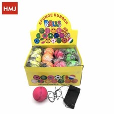 X Set 24 Pièces Petite Balle Avec Elastique Boule Élastique Fil Bracelet Jeu Hmj