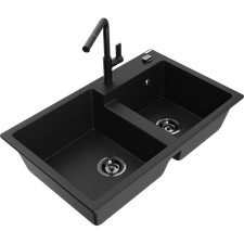 Évier en granit double bassin