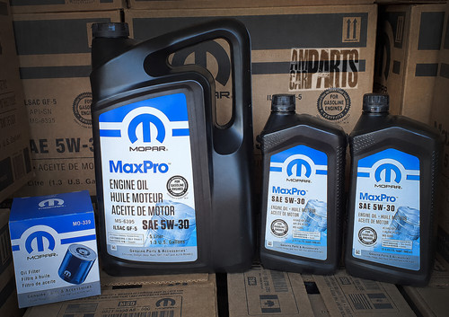 Mopar huile moteur 5w30 - mopar, l