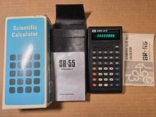 Compex SR-55 Vintage Scientific Calculator MINT in Box Working Well