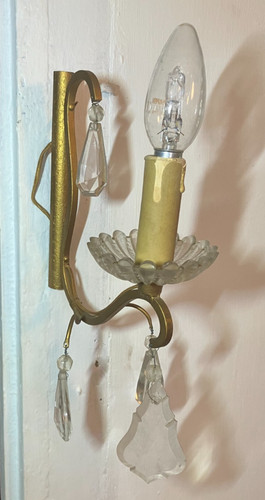 Paire appliques anciennes - , en