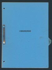 Honda CB550K (1977) Genuine PDI Set-Up Manual CB 500 550 K3 Four-K CB500K FV74
