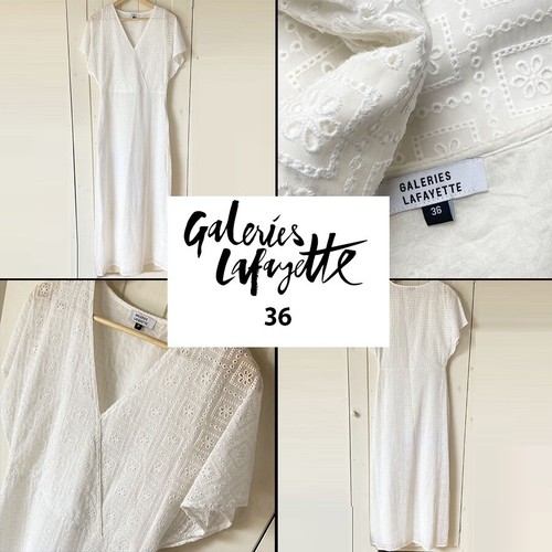 Robe longue blanche dentelle