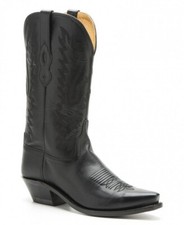 Bottes Western Country Pour Femme En Cuir OLD WEST Noir LF1510
