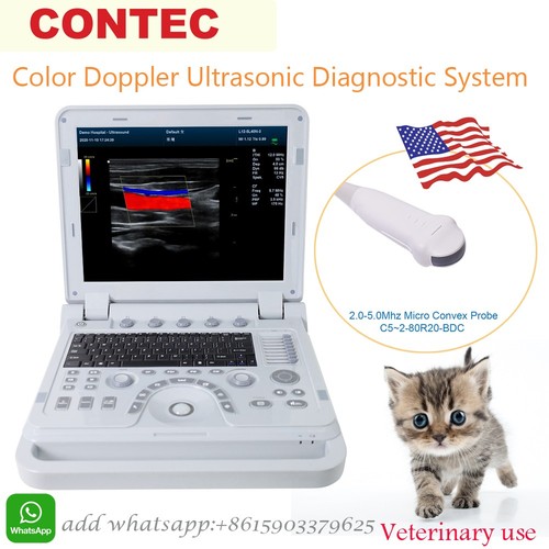 New portable vet color doppler - new,