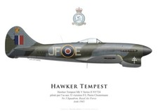 Print Hawker Tempest V, FL