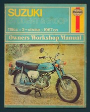 Suzuki B120 Student (67-76) Haynes Shop Manual Book B100 B100P B 120 100 P FS22