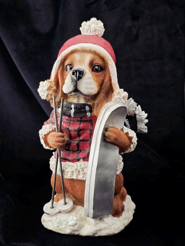 Large skiing beagle - large,