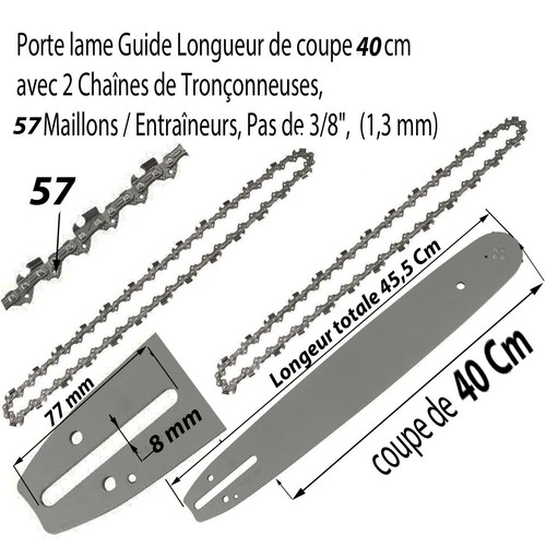 Pack guide chaines - pack, +2