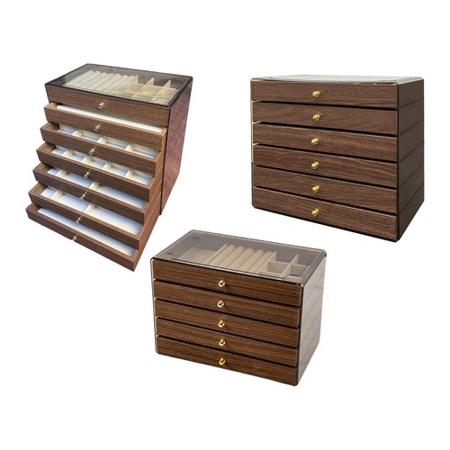 Boîte bijoux bois avec - à,