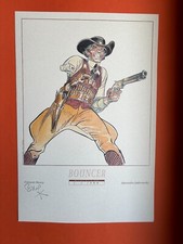 BOUCQ EX LIBRIS signé LE BOUNCER SCHLIRF BOOK  QUASI NEUF