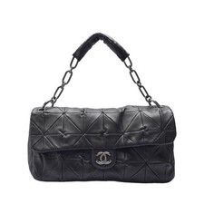 Chanel Black Lambskin Classic Grand Sac Women's Shoulder Bag A39657 Y02419 94305
