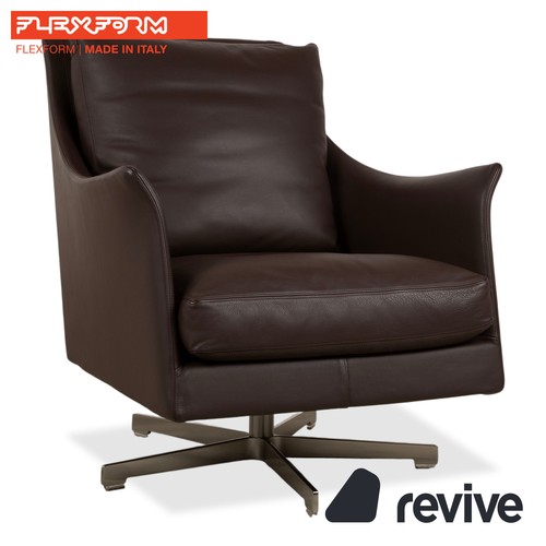 Flexform boss leather swivel - leather,