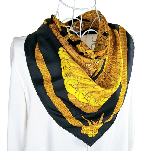 Foulard vintage soie - foulard,