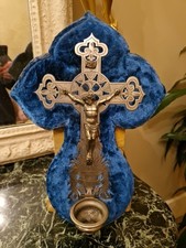 Ancien Crucifix Bénitier En
