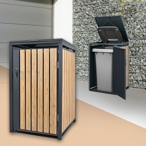 Cache poubelle jardin abri - de,