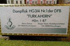 Ferro Suisse Steam Rack Loco HOm Ex FO DFB #1 "Furkahorn" like Fulgurex, Lemaco