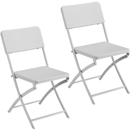 Lot chaises pliantes en - lot,