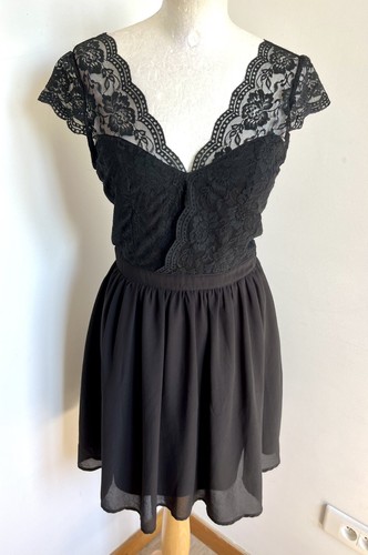 Robe t36 voile dentelle - et,