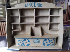 ÉPICERIE EN BOIS JOUET ANCIEN