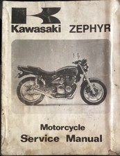Kawasaki  Genuine Workshop Manual  1990-1991  ZR550 B1 ZR550 B2 ZEPHYR 550