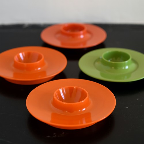 Coquetiers plastique orange - coquetiers,