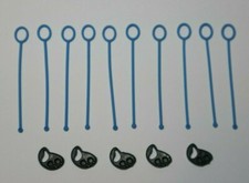 Playmobil Accessoires Animaux Lot 5 Laisse pour Chien Double Bleu NEW