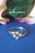 *** BAGUE OR 18 CARATS 750