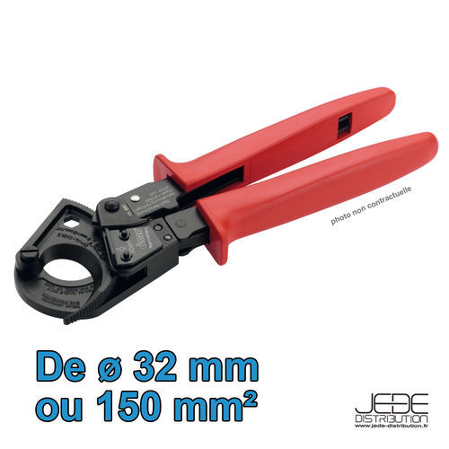 Coupe câble cliquet ø32 - coupe-câble,
