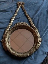 Miroir ancien a suspendre dit