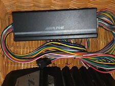 Alpine KTP-445A 4-Channel 180W Car Amplifier - Black - Includes Wiring Harness