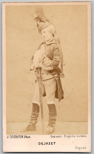 Cdv 1865 virginie - 1865, dejazet