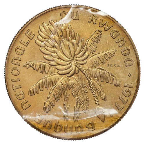 Rwanda francs 1977 essai - francs,