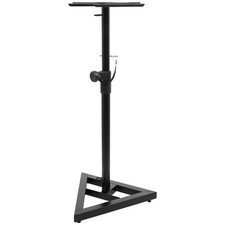 Support d'enceinte métal Noir