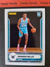 Brandon Miller C72 Rookie Charlotte Hornet Carte Panini NBA Basketball 2023-2024
