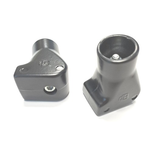 Paire embout béquille alu - embout,